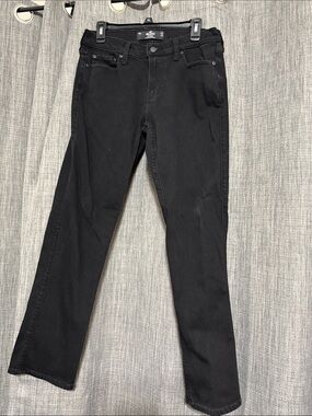 Hollister Men's Black Slim Straight Jeans